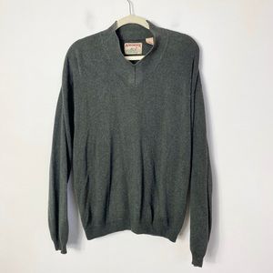 Adirondack by Saville Row 100% cotton knit sweater